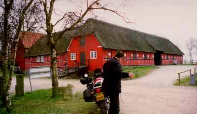 Big Danish farm, in red